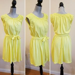 Ann Taylor Loft Lemon Yellow Sundresss